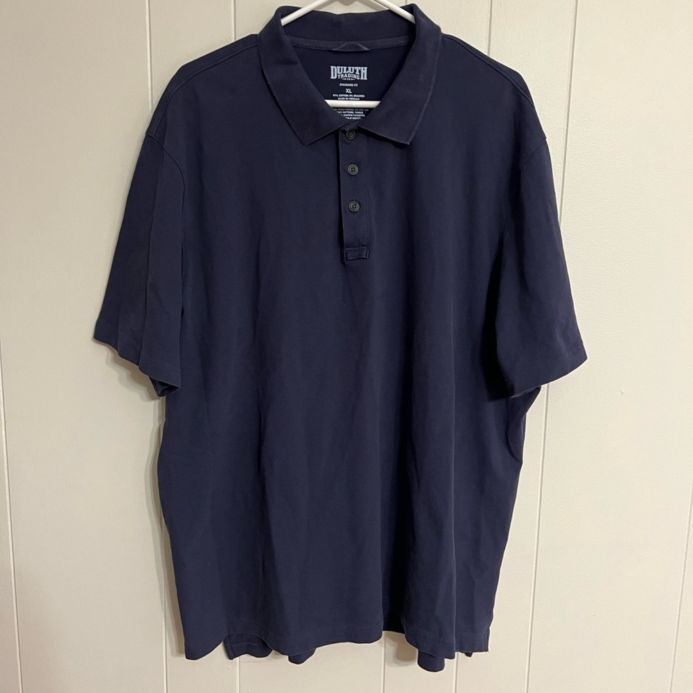 Duluth trading Co navy blue polo size XL‎
